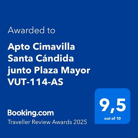 Apto Cimavilla Santa Candida Junto Plaza Mayor Vut-114-as דירה